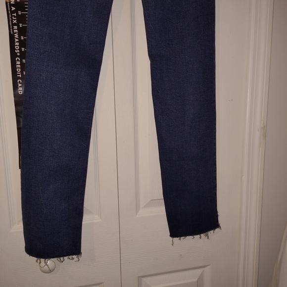 Levi's Blue Slim Straight Women's Red Tab High Waisted Jeans - Picture 12 of 16